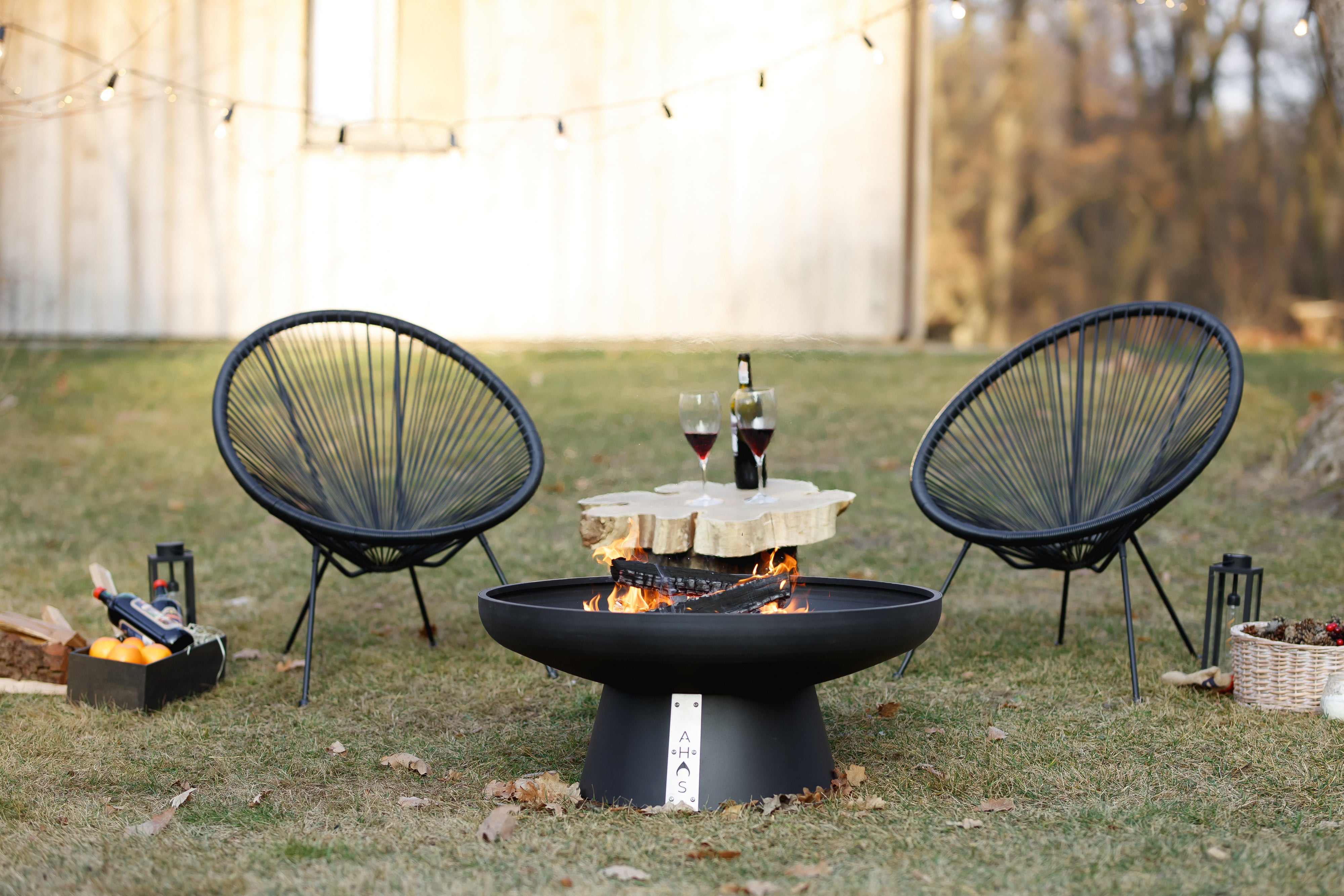 Костровая чаша барбекю Ahos Fire Pit 850