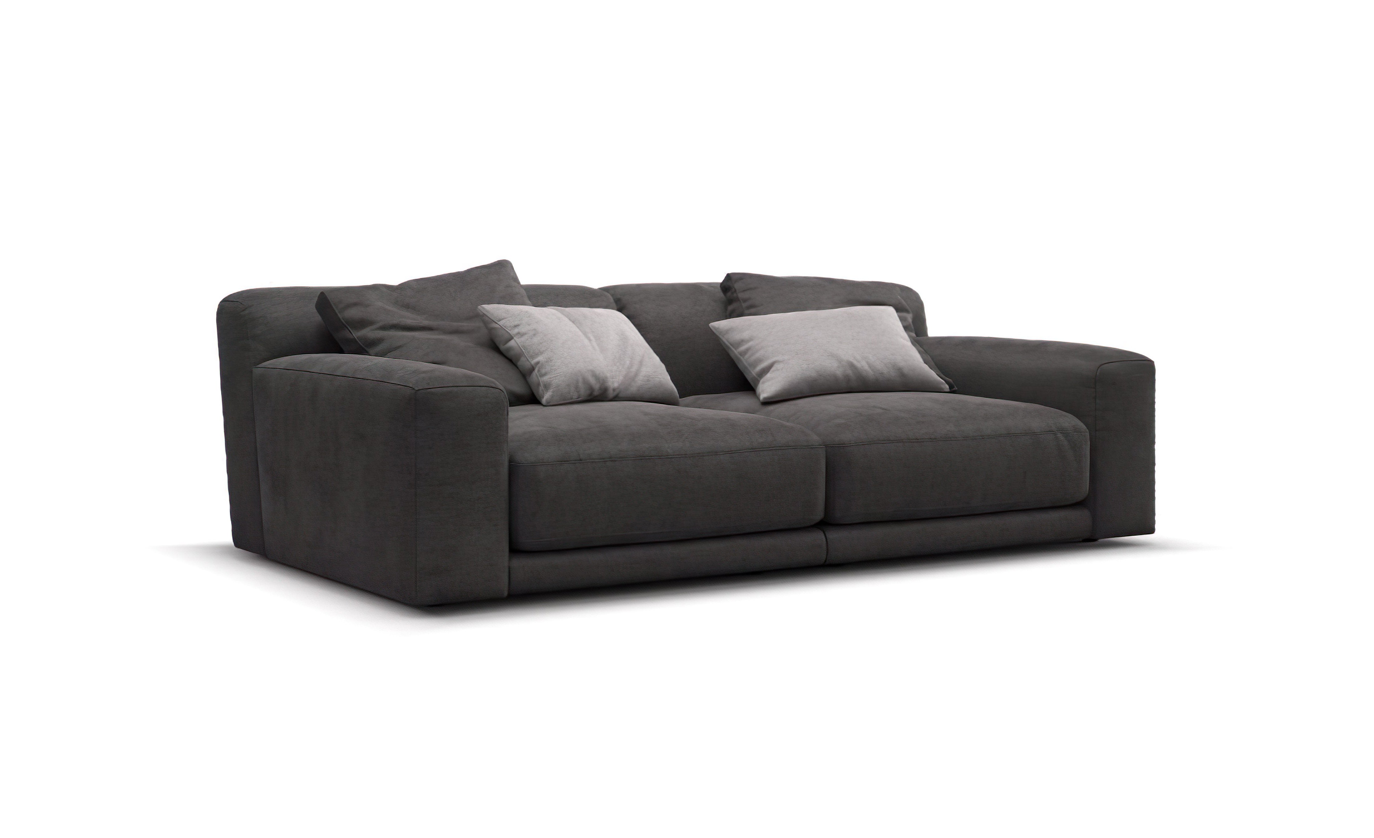 Two-seater sofa TUTTO Atlanta Grafit