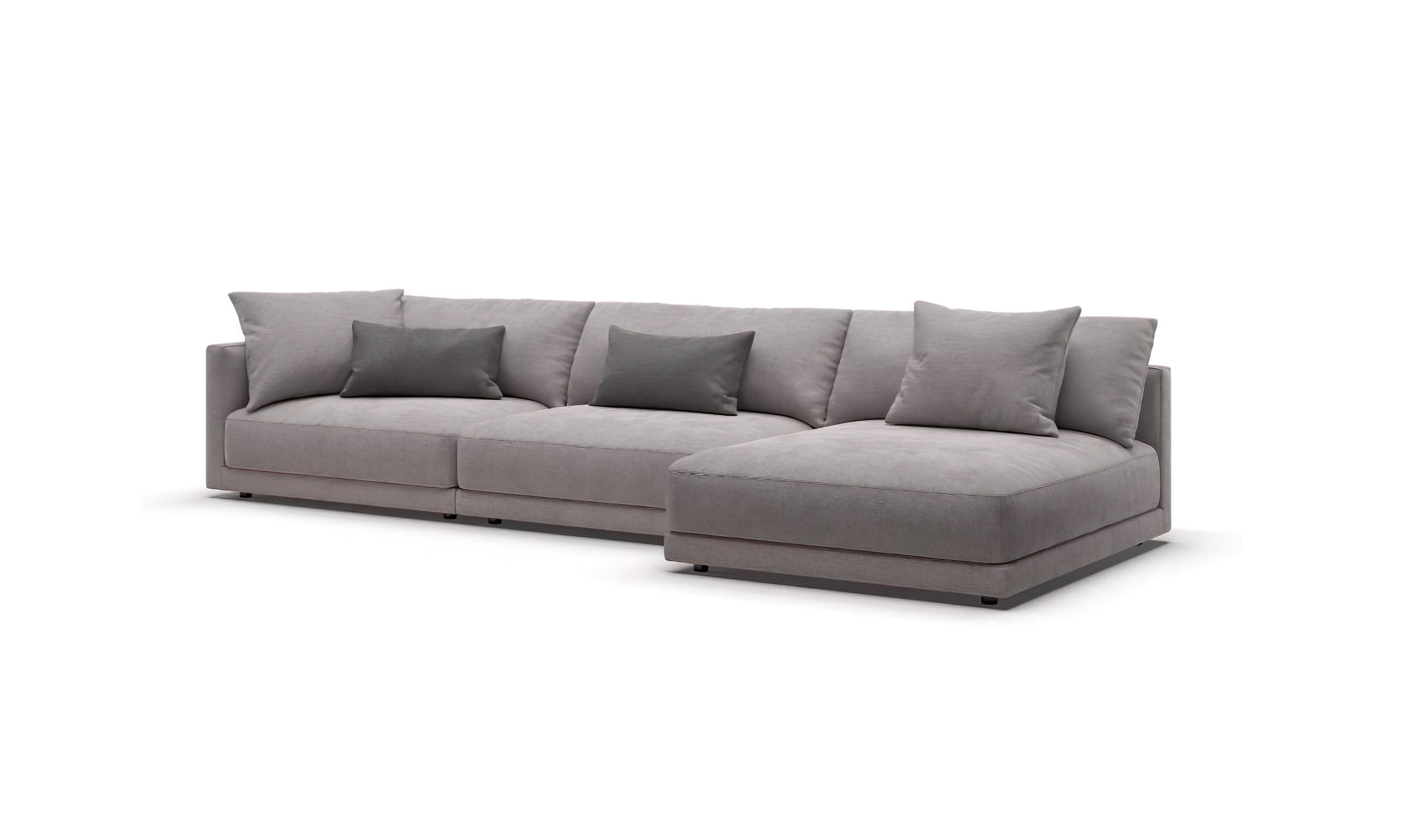 Corner sofa with daybed KATARINA