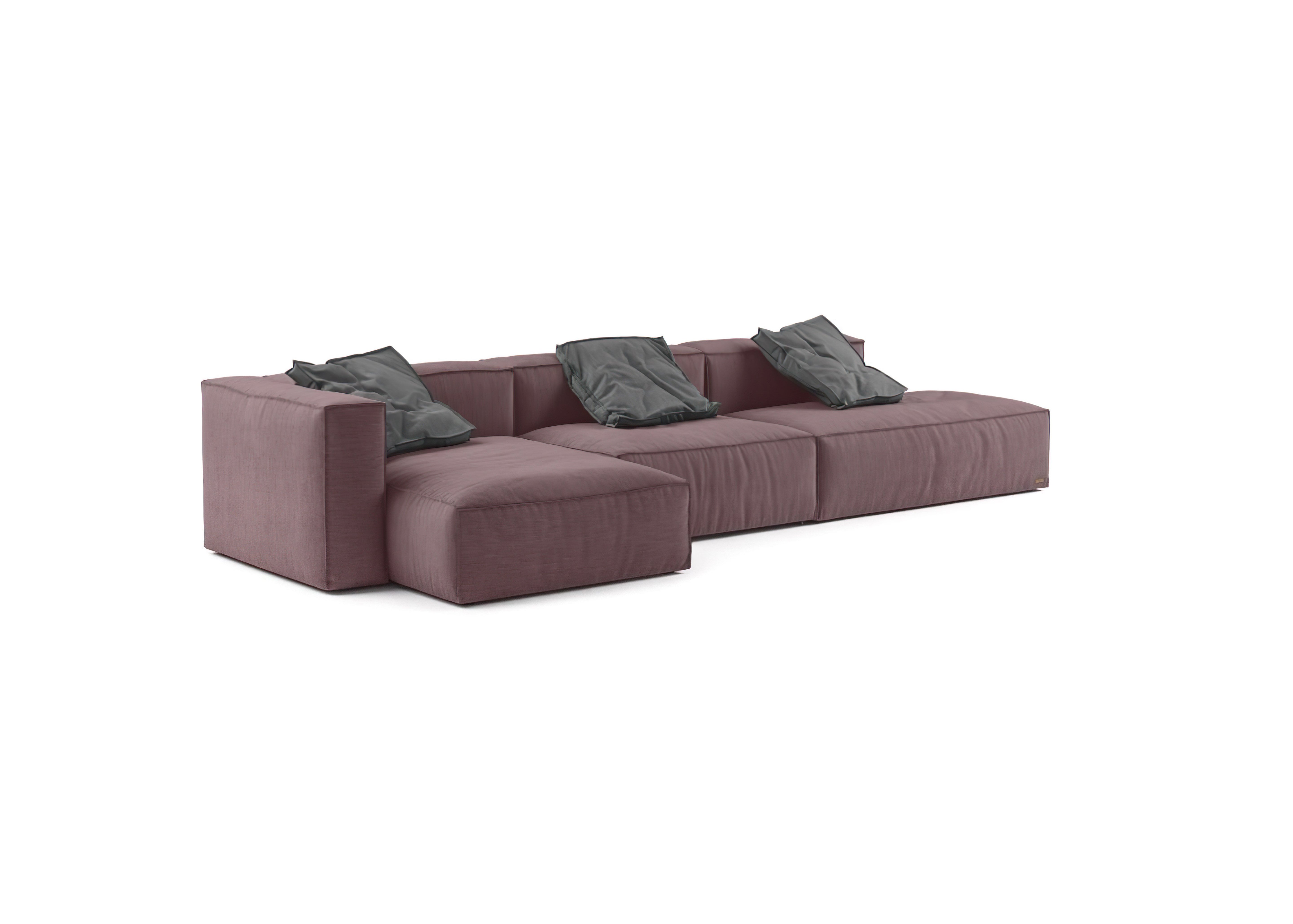 Угловой диван Белфаст XL Arteks Relax Dusty Violet