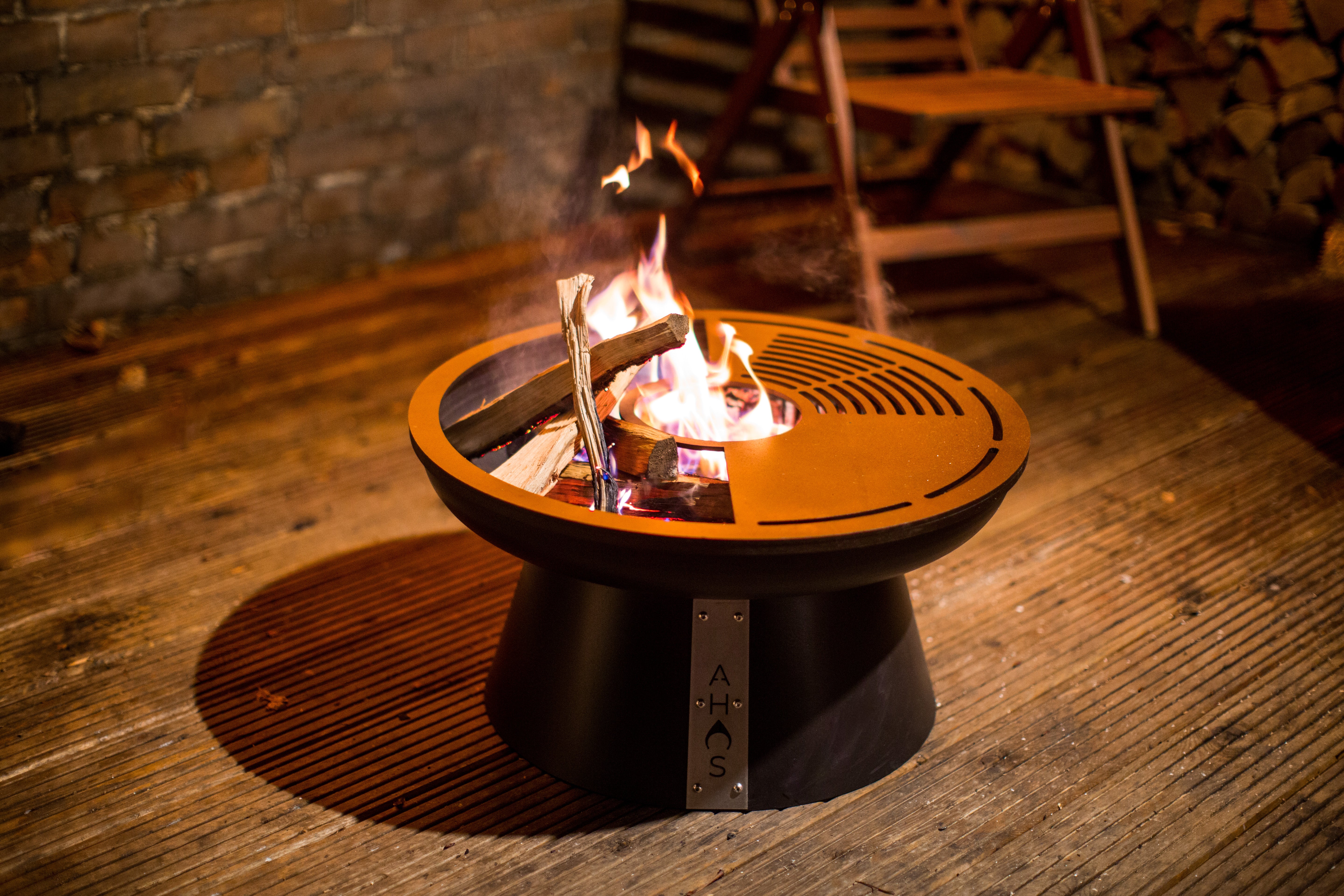 Костровая чаша барбекю Ahos Fire Pit 600