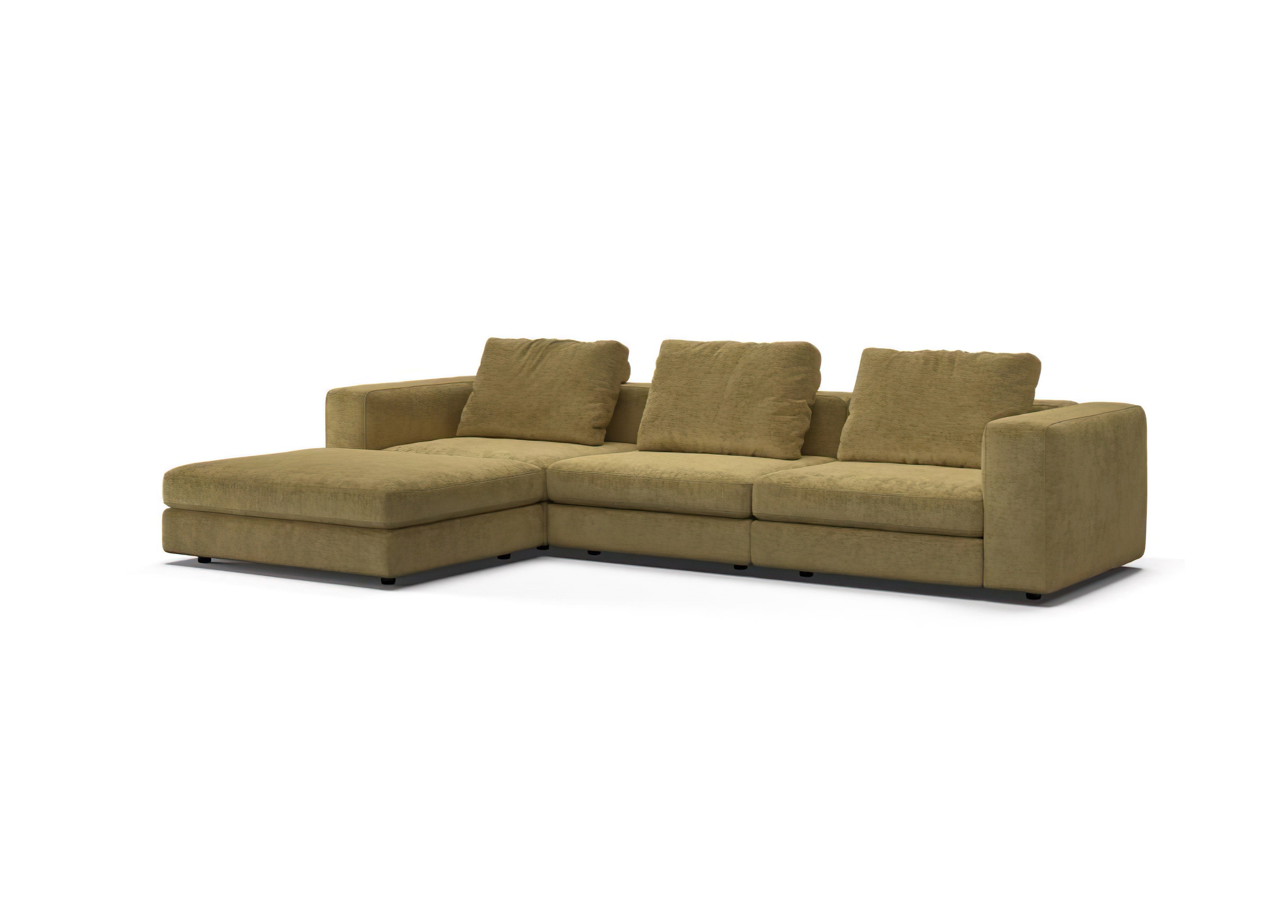 Corner sofa with pouf SOHO