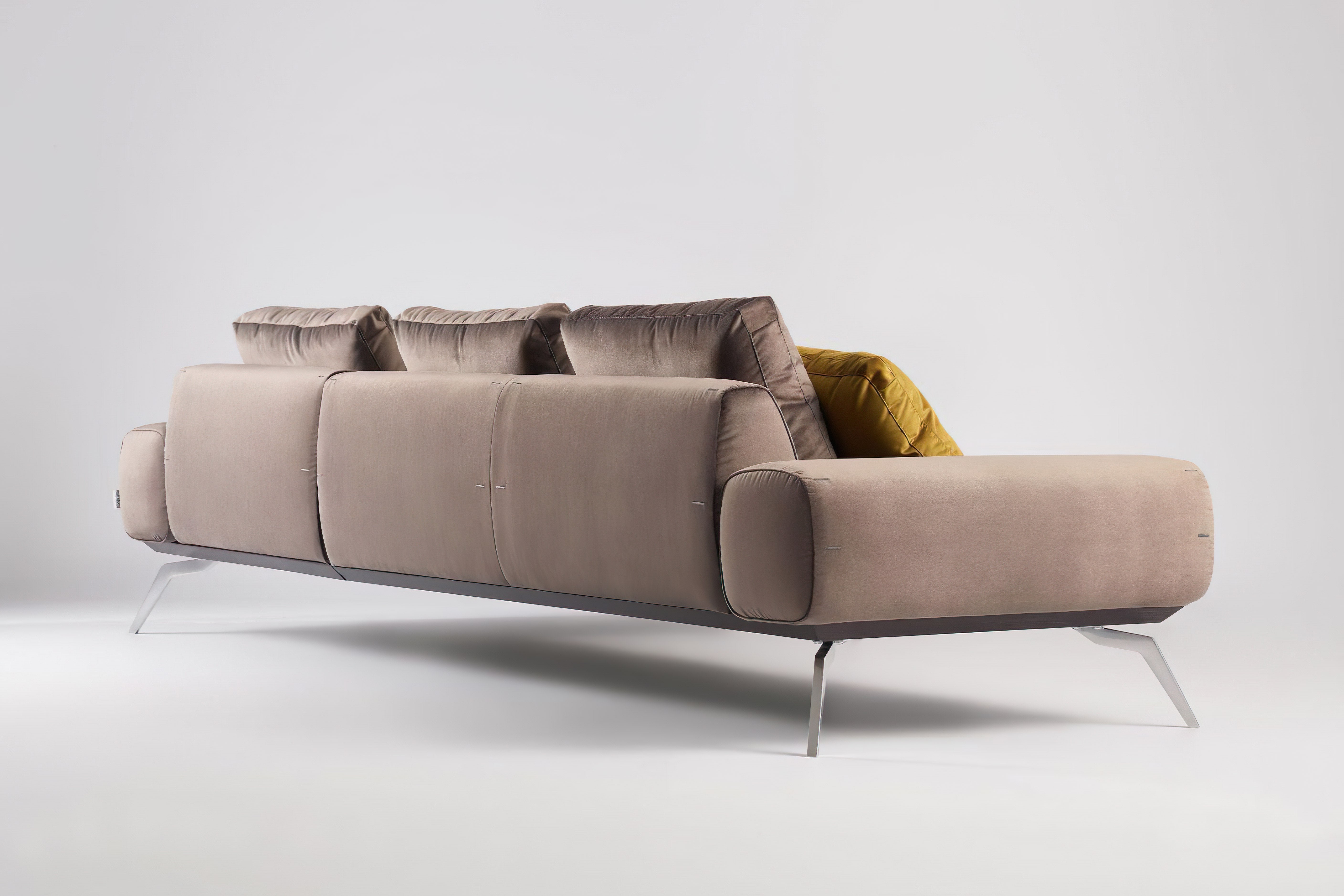 Corner sofa with chaise longue LINDA