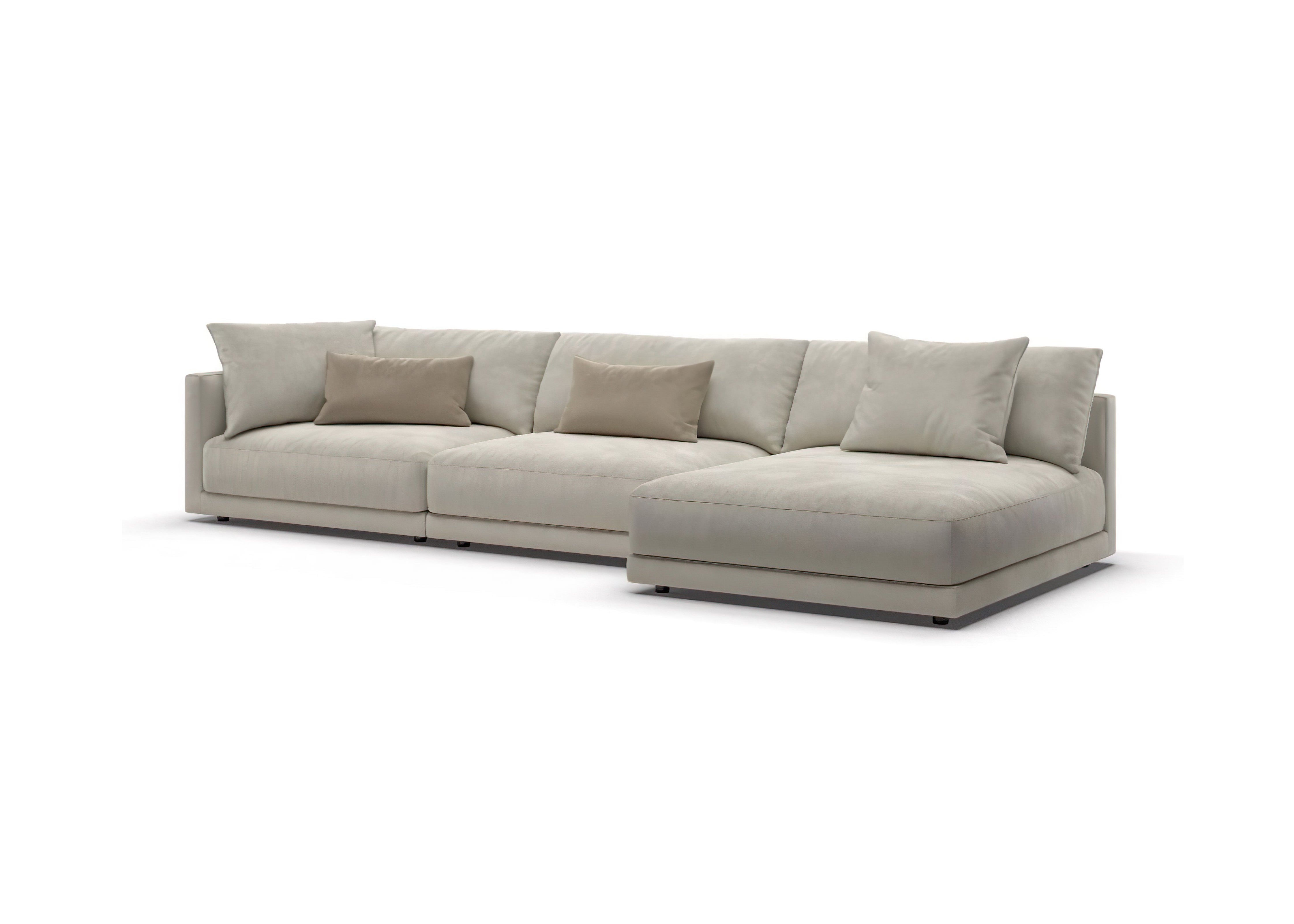 Corner sofa with daybed KATARINA