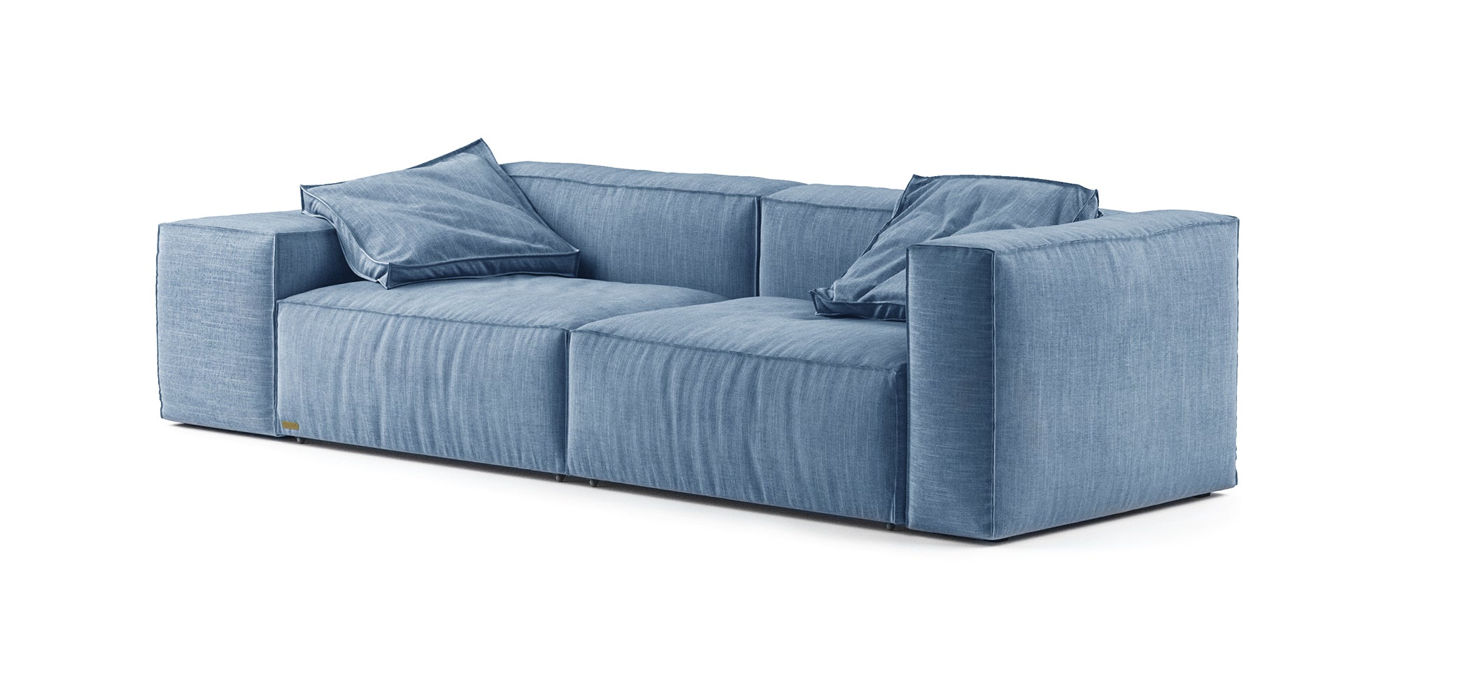 Straight two-seater sofa Belfast XL Silk Avanti 52