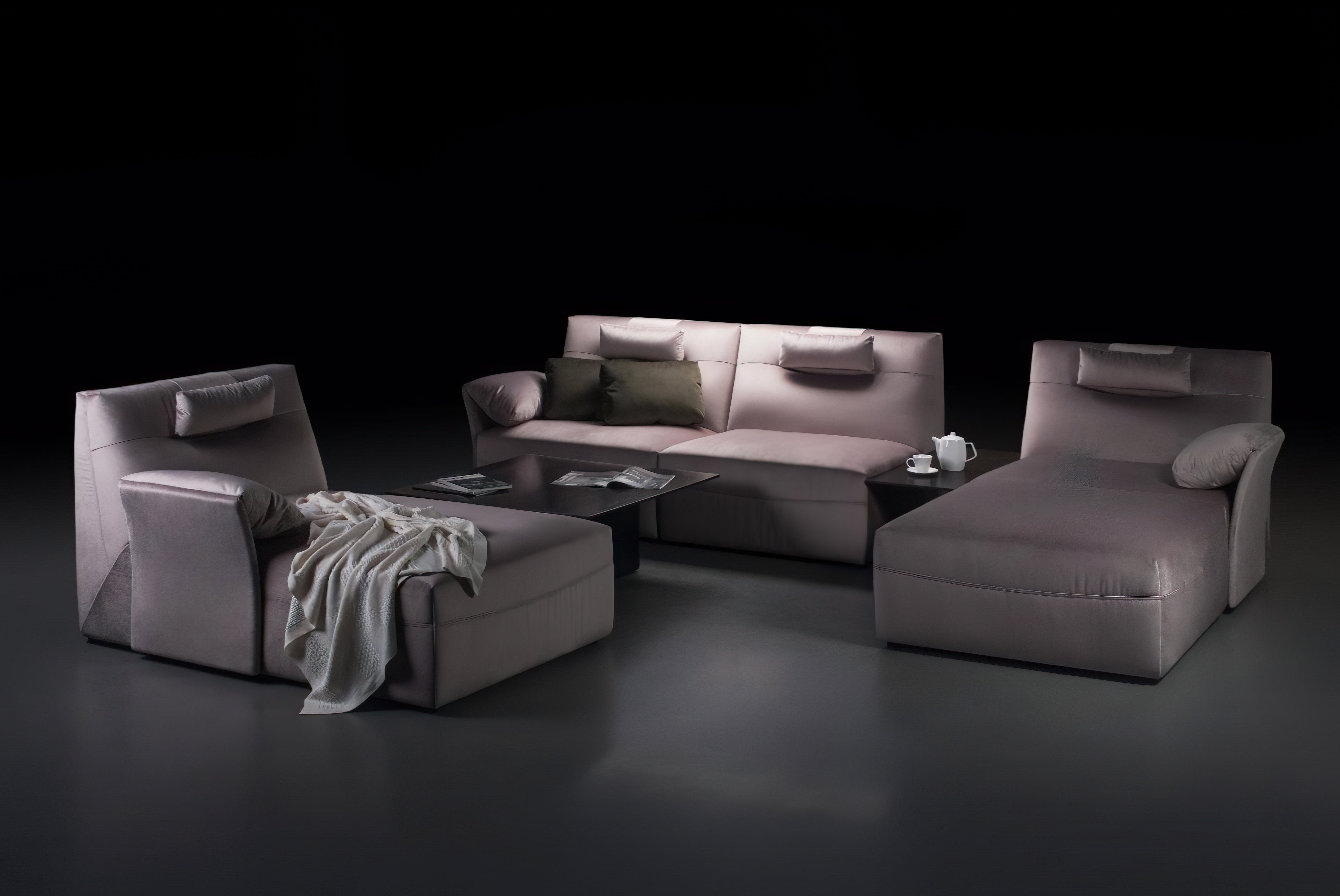 U-shaped sofa FIO